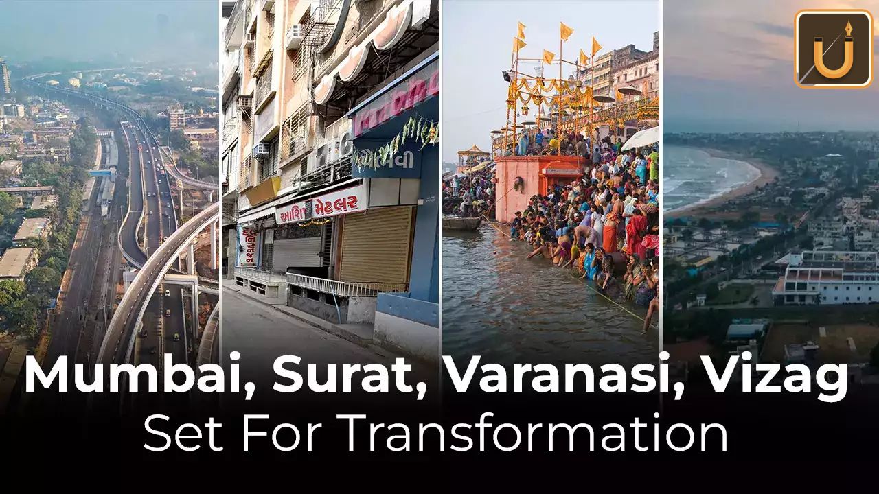 Usthadian Academy / NITI Aayog’s Economic Transformation Plans For Mumbai, Surat, Varanasi, And Vizag | 13 feb 2024 Usthadian Academy / NITI Aayog’s Economic Transformation Plans For Mumbai, Surat, Varanasi, And Vizag